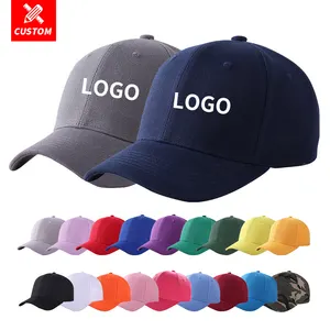 Benutzer definierte hochwertige Stickerei Baumwolle Stoff Herren Baseball mütze 6 Panels Baseball mütze Stickerei Logo