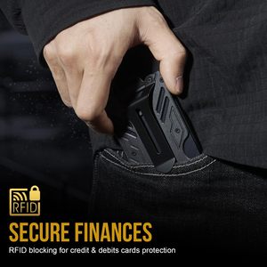 Portafoglio Sottile Personalizzabile con Finestra Trasparente per <span class=keywords><strong>Carte</strong></span>, Porta Biglietti da Visita in Alluminio - Product Image 2