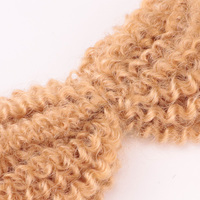 Capelli ricci africani alla rinfusa Afro crespo capelli ricci per riparazione Locs Extension Cheveux humains afro crepus treccia capelli
