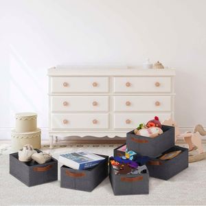 Wardrobe and Living Room <b>Clothes</b> Organizer for Jeans Multifunction Foldable Drawer Organizer with Cloth Material - Product Image 4