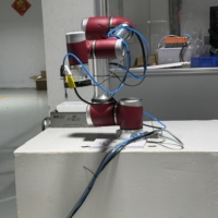 Robot industriel collaboratif à six axes compatible PLC JAKA A12 12 kg, IP54, résistant aux éclaboussures, en aluminium, robuste, pour le soudage et la manutention