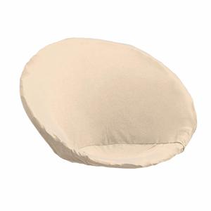 Beige Saucer <b>Chair</b> <b>Slipcover</b> Anti-Slip Stretch Removable <b>for</b> Dining Office Furniture Protection Light Spandex <b>for</b> Wedding <b>Chair</b> - Product Image 1