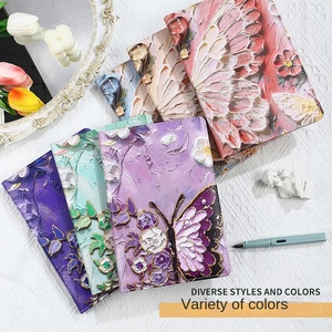 3D máy tính xách tay xu hướng sáng tạo sơn dầu in màu A5 máy tính xách tay bảo vệ môi trường máy tính xách tay - Product Image 4