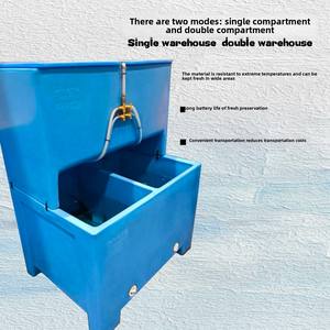 Levende Verse Geïsoleerde Plastic Zuurstofplaat Omzet Doos Aquatisch Transport Voertuig Drager Voor Vis Krabben Mobiel <span class=keywords><strong>Aquarium</strong></span> - Product Image 4