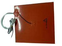 230V 900X900mm 4000W Lit chauffant en caoutchouc de silicone flexible certifié CE RoHS pour les industries hôtelières de détail de restaurant de ferme à usage domestique