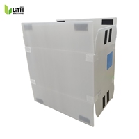 Boîte de manutention en Coroplast recyclable OEM ODM, conteneur en panneau alvéolaire PP sur mesure pour aliments, électronique, bonbons, déchets, courses, sable