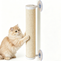 Griffoir pour chat en lin, sisal naturel confortable, motif uni, arbre à chat, jouet pour chat