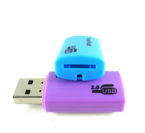 قارئ بطاقات SD صغير سريع TF/SD قارئ بطاقات <span class=keywords><strong>USB</strong></span> 2.0 مع محول ذاكرة بغطاء قارئ بطاقات ذكي خالي من السائق من المصنع مباشرة - Product Image 3
