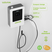 Chargeur DC double pistolet CCS2 28 kW, Borne de recharge murale 230 V CA vers CC, Recharge simultanée pour deux véhicules électriques, Station de recharge intelligente pour la maison avec application pour BYD