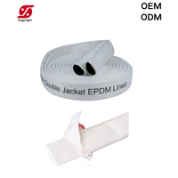 Tuyau d'incendie de 1 pouce de haute qualité, équipement de pompier, tuyau à double gaine, raccords de tuyau haute pression pour l'irrigation
