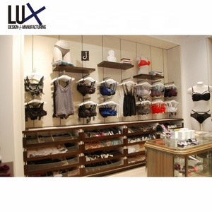 Tùy chỉnh chất lượng cao Lux thương hiệu trang phục cửa hàng đồ đạc đồ nội thất hiển thị giá tủ cửa hàng thiết kế đồ lót áo ngực giới thiệu - Product Image 5