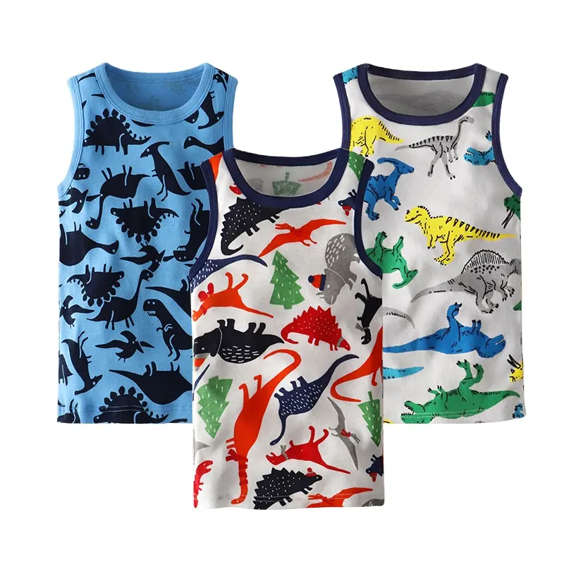 Kids products new design organic cotton tank tops wholesale