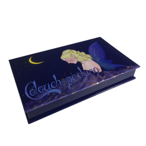 2025 Offre Spéciale conception personnalisée magnétique vide fard à paupières Palette de maquillage nouveau Style emballage cadeau boîte de papier éponge miroir carton - Product Image 5