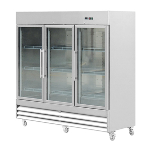 Congélateur industriel robuste en acier inoxydable à 4 portes avec tiroirs, équipement de réfrigération de cuisine vertical <span class=keywords><strong>ventilé</strong></span> - Product Image 3