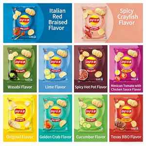 Vente en gros de chips de pommes de terre et de légumes salés croustillants 135g aux saveurs exotiques, plusieurs saveurs en packs familiaux extra-larges - Product Image 3
