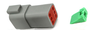 CHENF Deutsch DT Serisi 2/3/4/6/8/12P Fiş Soket Su Geçirmez Alev Geciktirici Titreşim Önleyici Endüstriyel Otomotiv Konnektörü - Product Image 3