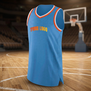 TriPro <b>Sports</b> Custom Printed <b>Men's</b> Basketball Jersey Sleeveless V-neck Quick Dry 100% Polyester Heat-Transfer <b>Sports</b> <b>Vest</b> - Product Image 3