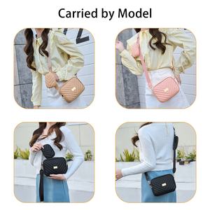 Tas Anjing Kulit PU Bordir Laris Manis dengan Set Tas Susu Kecil, Tas Selempang Anjing Baru - Product Image 3