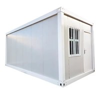 Supermarché modulaire préfabriqué portable en conteneur d'acier, style Mid-Century Modern, détachable, respirant et mobile