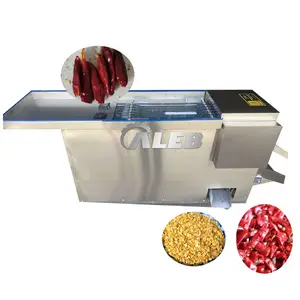 stainless steel pepper cut section machine pepper seed separator