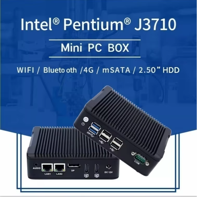 Lowest Price Stock Available Ultra-small Ultra-light All-aluminum Industrial Mini PC BOX