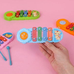 Mini Glockenspiel de Dibujos Animados, Instrumento de Percusión de Plástico, Juguete Musical para la Educación Temprana - Product Image 4
