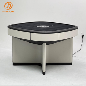 Mesa <span class=keywords><strong>de</strong></span> Mahjong y Póker <span class=keywords><strong>de</strong></span> Lujo, Totalmente Automática, para 4 Personas, <span class=keywords><strong>de</strong></span> Madera Sólida con Cuero <span class=keywords><strong>de</strong></span> Silla <span class=keywords><strong>de</strong></span> Montar, Personalizable, Estilo Moderno para Juegos <span class=keywords><strong>de</strong></span> Casino - Product Image 2