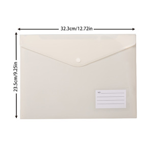 Carpeta de Plástico A4 con Cierre de Broche para Almacenamiento de Archivos de Oficina, para Exámenes de Estudiantes y Tarjetas de Visita, Hecha de Material PP, Carpeta Colorida - Product Image 4