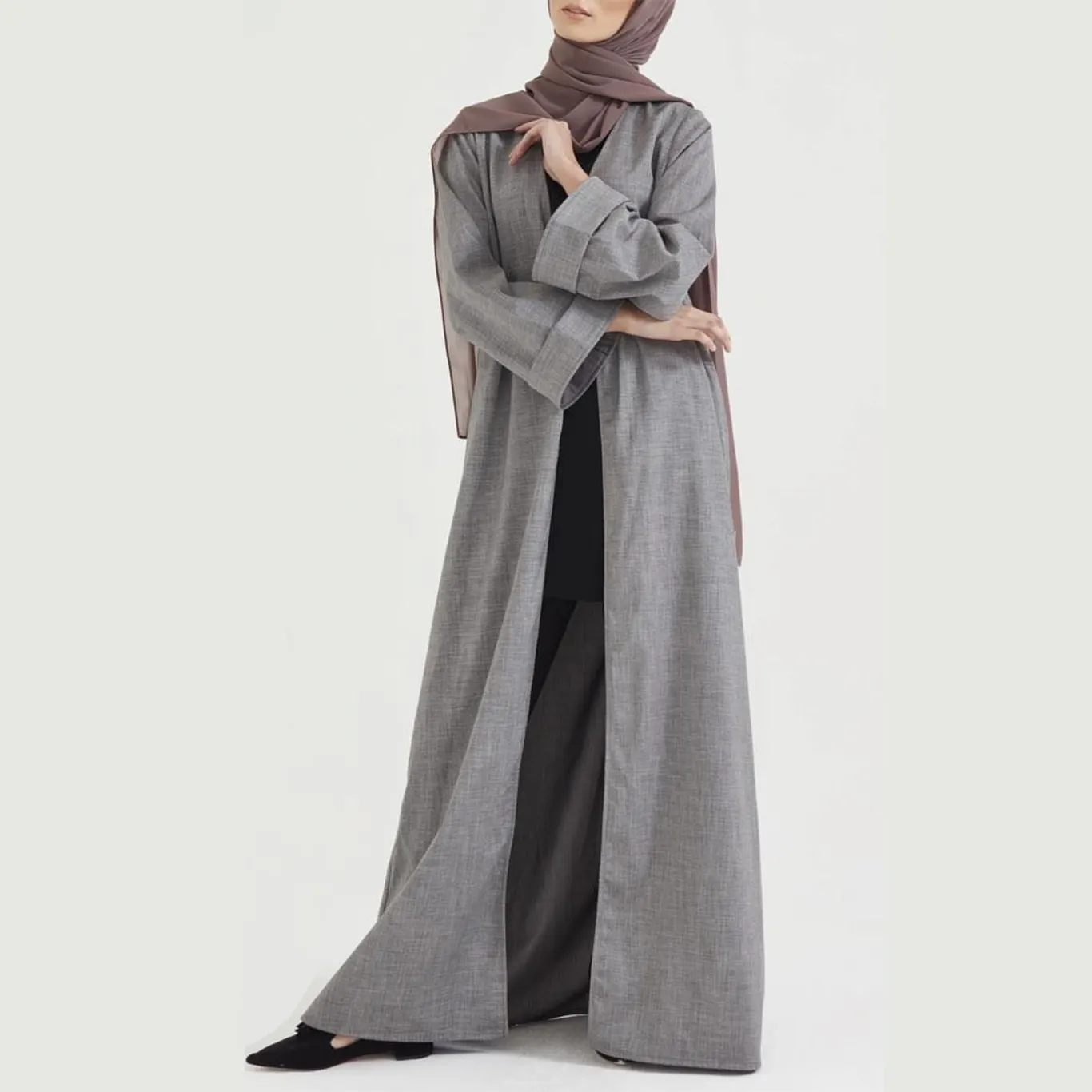 महिलाओं खुले किमोनो abaya