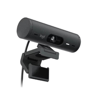 Logitech Brio 505 HD Webcam 1080P Kamera Video Panggilan Layar Lebar Rekaman Kamera Web Mini Kamera Webcam untuk PC Kamera Web