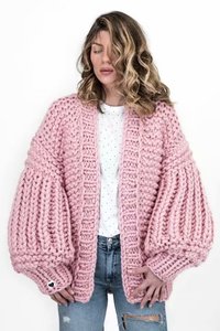 Maglione di lana in maglia a mano in lana spessa lavorato a mano cappotto fatto a mano da donna <span class=keywords><strong>Cardigan</strong></span> di <span class=keywords><strong>peluche</strong></span> all'uncinetto fatto a mano - Product Image 3