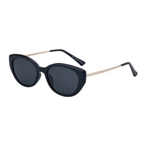 Lunettes de soleil œil de chat Ks-3944 pour femme, monture noire, verres TAC, protection UV400, branches en acier inoxydable, mode extérieure - Product Image 3