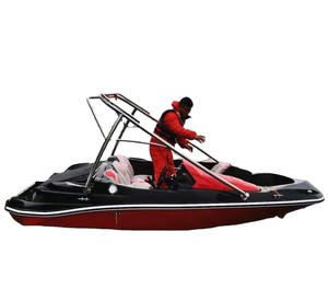 Mini bateau à moteur, jet-boat, moteur en fibre de verre, bateau rapide motorisé - Product Image 1