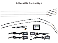 Système d'éclairage d'ambiance, lumière d'atmosphère LED pour grille d'aération Mercedes Benz Classe E W214