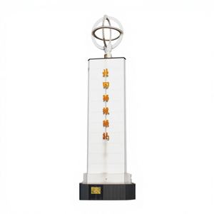 Señales Guía Verticales Personalizadas, Esculturas Paisajísticas de Formas Especiales, Señalización de Acero Inoxidable, Fortaleza Espiritual Moderna - Product Image 1