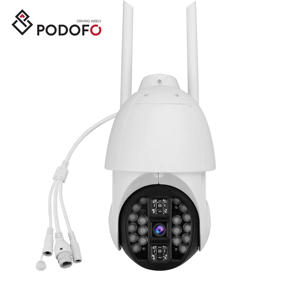 Podofo HD 1080P กล้องวงจรปิด WiFi ไร้สาย Mini Micro Security กลางแจ้งการเฝ้าระวังเสียงนาฬิกาปลุกกล้องเครือข่ายกันน้ำ