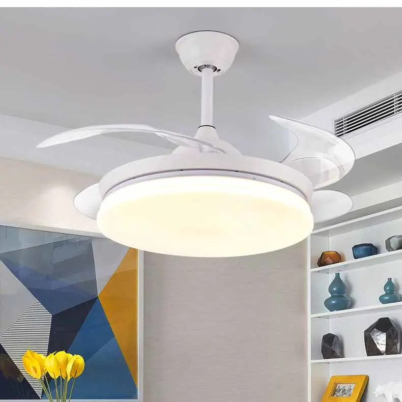 Luce di alta qualità del ventilatore da 42 pollici Led telecomando da soffitto moderna lampada del ventilatore da soffitto