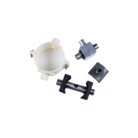 Raccords de tuyauterie ABS en gros, adaptateur de buse de connexion pour selle d'aérateur, garantie 1 an, 500 L/heure