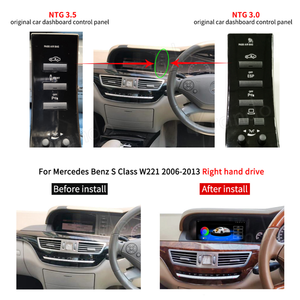 Krando 10,25 ''RHD <span class=keywords><strong>Android</strong></span> Car Head Unit para Mercedes Benz S W221 W216 CL 2005-2013 Car Multimedia inalámbrico Carplay Auto Stereo - Product Image 3