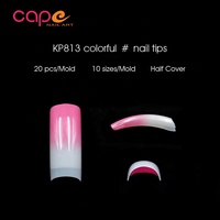 Ensemble de faux-ongles, 6 couleurs, polis, artificiels, brillants, pré-design, Nail Art, offre spéciale,