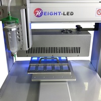 Distribution automatique d'adhésif de colle liquide et système de durcissement UV LED Tête de distribution multi-axes de haute précision intégrée