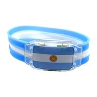 Bracelets LED de fête ABS+Silicone, couleurs RGB changeantes, styles allemand, argentin, espagnol, brésilien, pour femmes et hommes, Halloween, remise de diplôme, Pâques