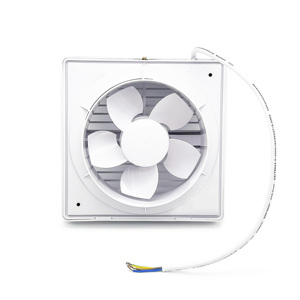 Ventilateur d'extraction de flux d'air monté sur fenêtre carrée en plastique à faible bruit électrique de 6 pouces - Product Image 5