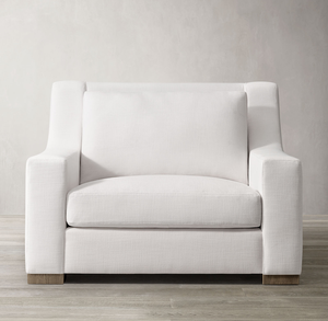 Rhohohill personnalisé luxe blanc lin tissu bois massif canapé ensemble rétro salon Villa canapé canapé salon canapés - Product Image 4