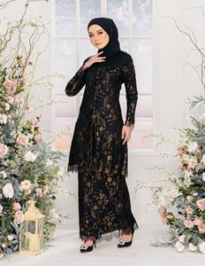Completo Casual Tinta Unita Musulmano con Camicia e Pantaloni Lunghi, Abaya Islamica da Donna, Top <span class=keywords><strong>2022</strong></span> - Product Image 4