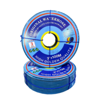 Tuyau plat flexible en PVC de 3 pouces à 4 barres, haute pression, durable, léger, pour le refoulement d'eau, idéal pour l'irrigation agricole