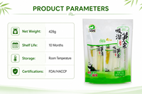 Spicy Pickled Bamboo Shoot Strips Crunchy Sour Shredded Bamboo Snack Ready to Eat Appetizer 428g