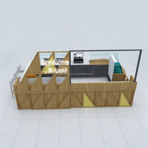 พื้นผิวน้ำผลไม้ตู้ขายปลีกออกแบบพิเศษน้ำผลไม้บาร์ร้านชาฟอง - Product Image 5