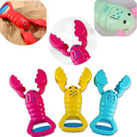Mignon Carton Homard Forme Boule De Neige Maker Drôle Neige Ensemble Jouet Offre Spéciale En Plein Air Hiver En Plastique Enfants Neige Outils