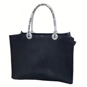 Wholesale Customizable Eco-Friendly <b>Large</b> Capacity Black <b>Canvas</b> Tote <b>Bag</b> Durable Thick Fabric Reusable Low MOQ Printing Shopping - Product Image 1